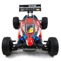 HSP 94107Pro 1:10 RC XSTR Off-Road Brushless Buggy (Red Cover with Chrome Wheels)