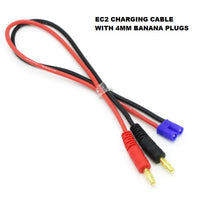 RC Charging Cable XT30 XT60 XT90 XT150 T-Plug EC2 EC5 JST to 4mm Banana Plugs