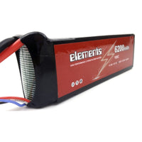Elements 6200mAh 100C 4S 14.8V Lipo Battery for UAV RC Helicopter Boat Car Drone