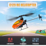 Firefox C129 4ch Flybarless Micro RC Helicopter (RTF) w/6-Axis Gyro