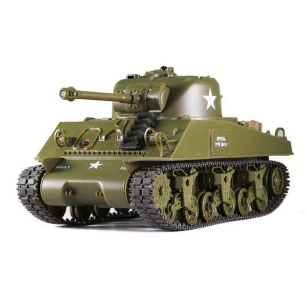 Henglong RC Tank 1/30 U.S. M4A3 Sherman Mini-Sized RC Tank Ready-to-Run