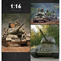 Henglong RC Tank 1:16 Russia T-34/85 Ready to Run (Professional Edition 7.0)