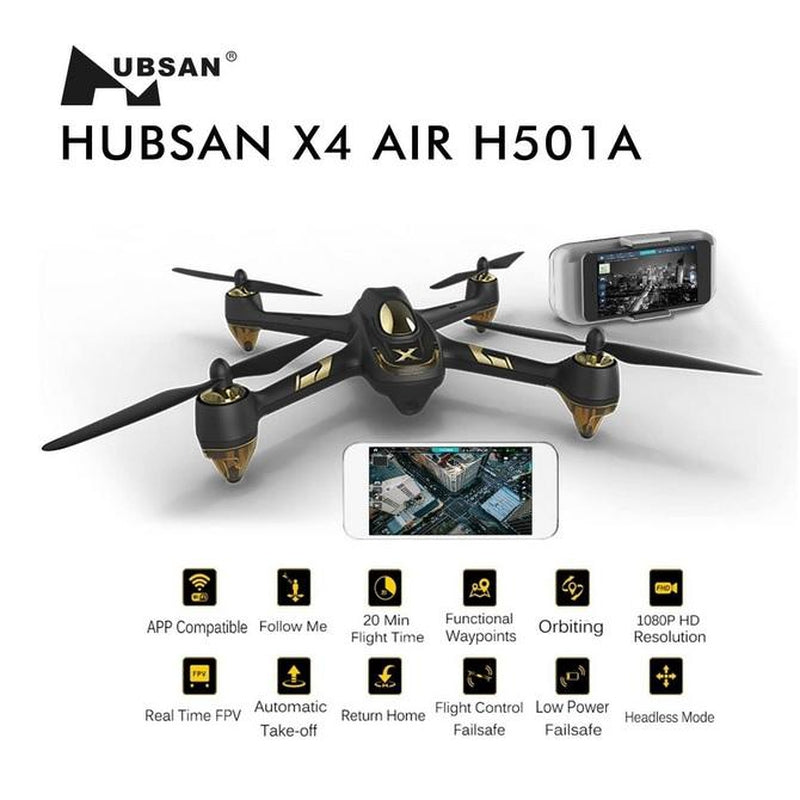ホビーラジコン HUBSAN H501A X4 AIR PRO HUBSAN X4 AIR PRO H501A - New Waypoints & features! - FULL REVIEW