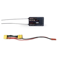 Radiolink 2.4Ghz R7FG 7 Channels Gyro Receiver with Voltage Telemetry Long Range Control, Water-splash RX for RC Crawler Car Boat Radio Controller System