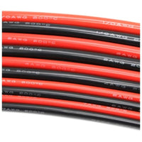 Heat-Resistant Red Black Silicone Cable Battery Wire 8 10 12 14 18 20AWG