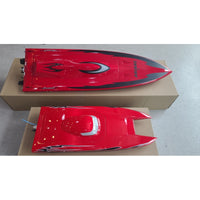 TFL Fighter Cat Catamaran Racing Boat 865mm with 3674 2075KV Twin Motor and 120A ESC
