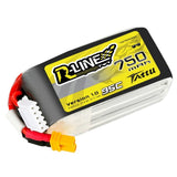 Tattu R-Line 750mAh 14.8V 95C 4S1P Lipo Battery Pack With XT30 Plug