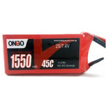 Onbo 1550mAh 45C 2S Lipo Battery