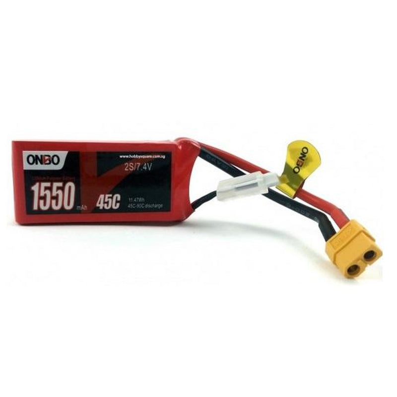 Onbo 1550mAh 45C 2S Lipo Battery – Hobby Square Singapore
