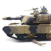 Henglong RC Tank 1/24 USA M1A2 Abrams RC Airsoft Infra-red Battle Tank with 2.4G Transmitter, Ready-to-run