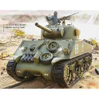 Henglong 2.4G 1/16 U.S. M4A3 Sherman IV RC Tank (Professional Edition 7.0)