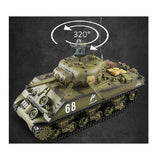 Henglong 2.4G 1/16 U.S. M4A3 Sherman IV RC Tank (Professional Edition 7.0)