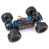 HSP 94111Pro 1:10 RC  Electric Brontosaurus Monster Truck (Black Jeep Car Cover with Chrome Wheels)