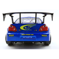 HSP 94123Pro 1:10 RC Power Drift Car (Subaru WRX Blue with Chrome Wheels)