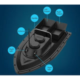 500 Meters Carp Fishing Feeder Intelligent Remote Control Fishing Bait Boat RC Outdoor Boat Fish Finder