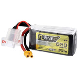 Tattu R-Line 650mAh 14.8V 95C 4S1P Lipo Battery Pack with XT30 Plug