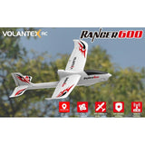 VOLANTEXRC Ranger 600 RTF RC Plane RC Gilder W / 6-axis gyro stabilizer system and 2.4GHz 4-Channels Radio