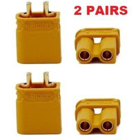 Amass XT30U 2mm Plug Connector Male And Female 2 Pairs